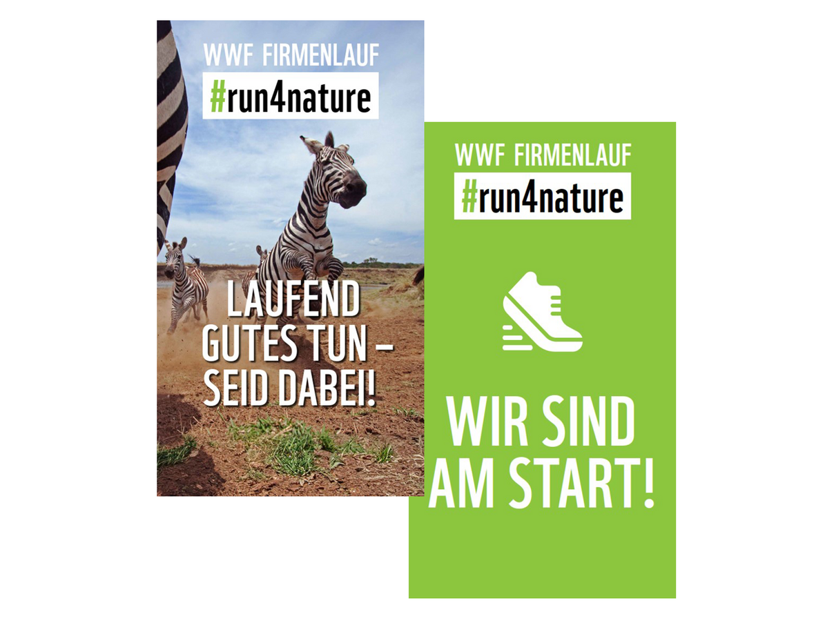 WWF-Firmenlauf: Social-Media-Assets © WWF