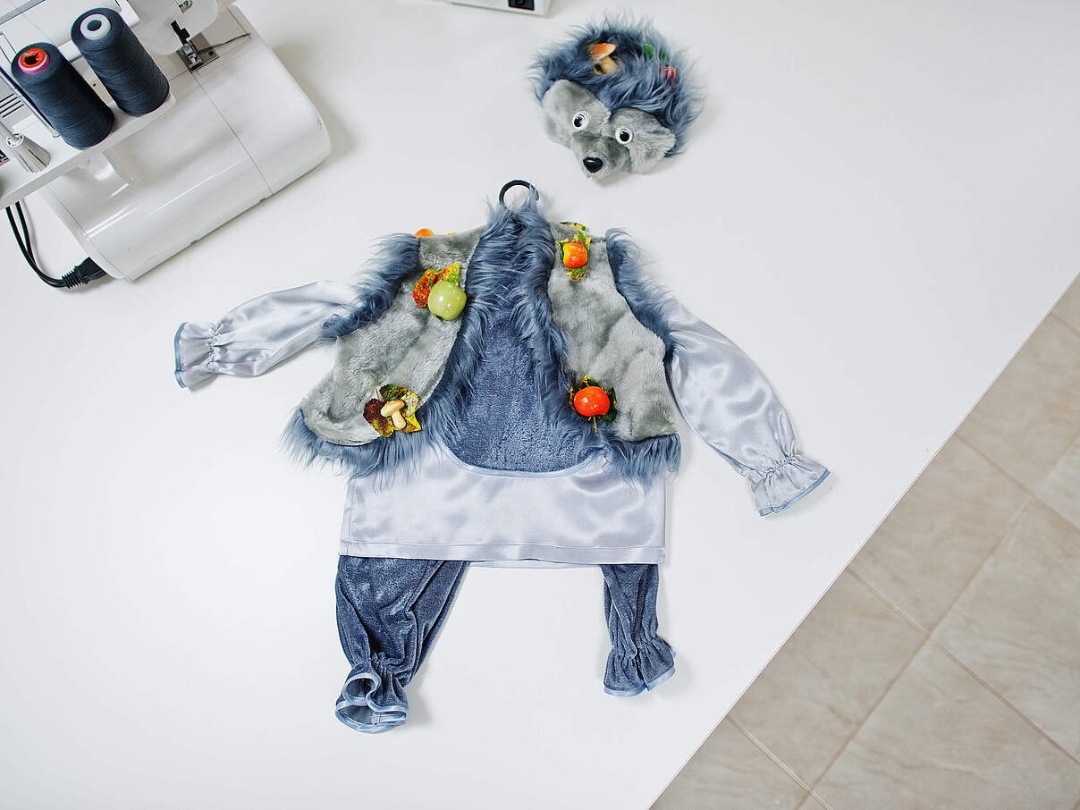 Selbst gemachtes Karneval-Kostüm