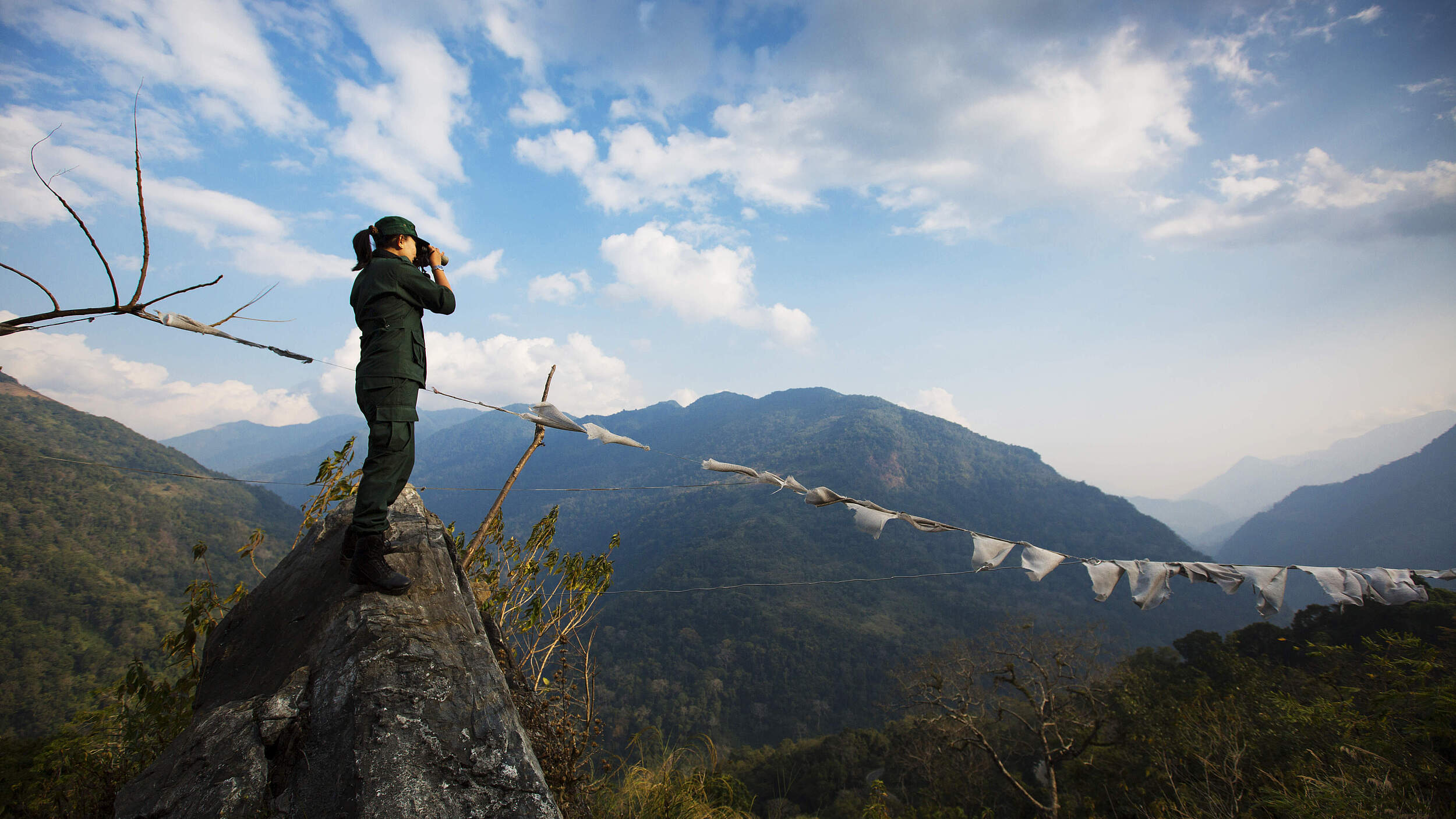 Singye Wangmo, Senior Forestry Officer im Royal Manas National Park in Gelephu Bhutan