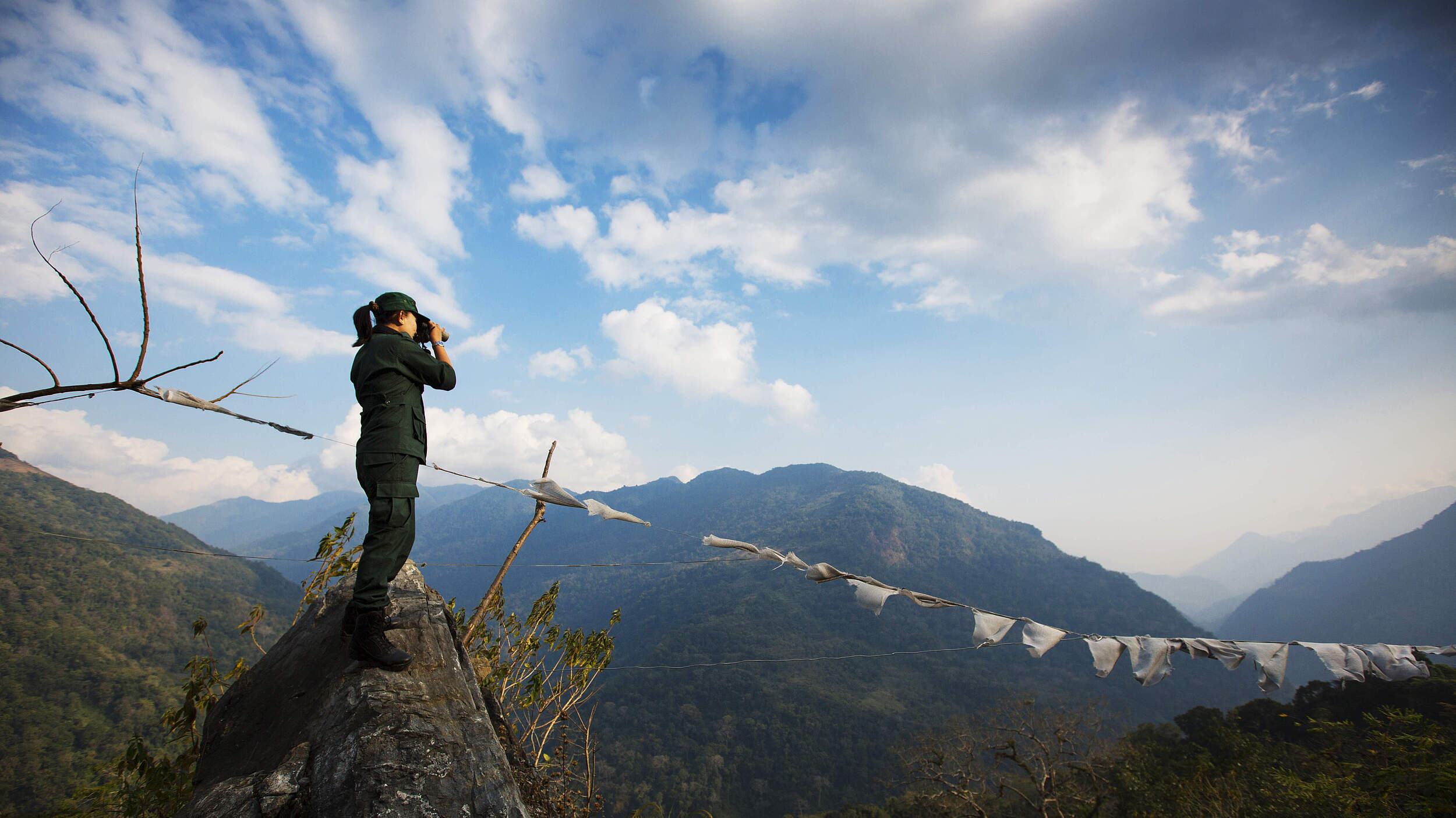 Singye Wangmo, Senior Forestry Officer im Royal Manas National Park in Gelephu Bhutan
