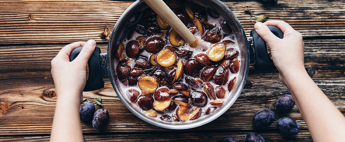 Pflaumen einkochen