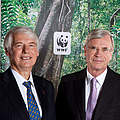 Prof. Dr. Detlev Drenckhahn (links) übernimmt Stiftungsratsvorsitz von Dr. Michael Otto (rechts). © Rosa Merk / WWF
