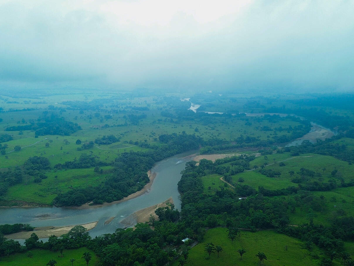 In der Region Caquetá in Kolumbien treffen die Anden auf den Amazonas-Regenwald 