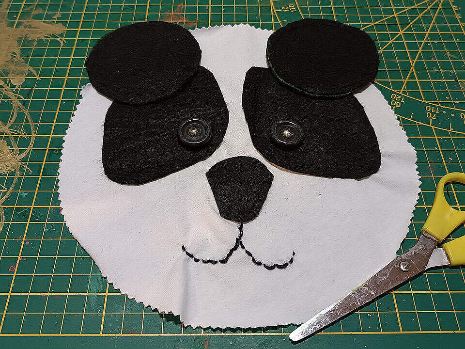 Pandakissen nähen
