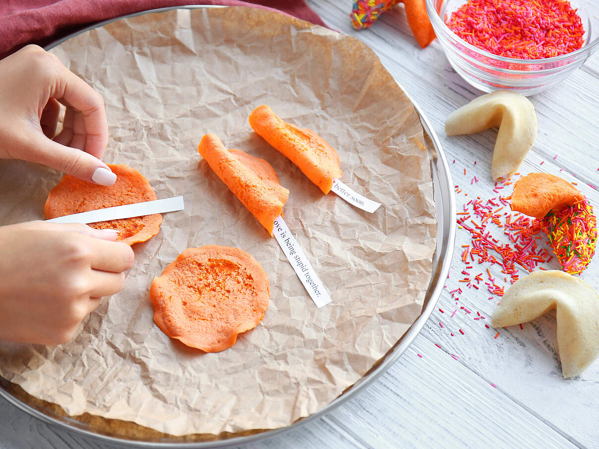 Glückskeks falten