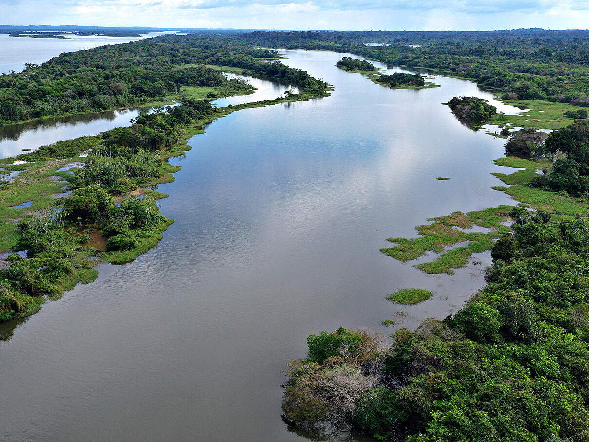 Der Fluss Tapajós im Amazonas