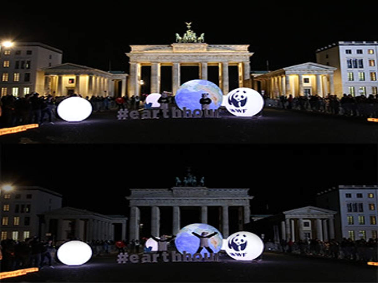 Earth Hour Berlin © Robert Günther / WWF