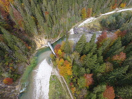 Drohnenbild der Ammer 