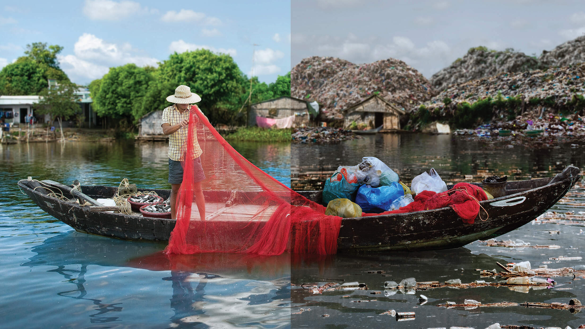 Symbolbild der Plastikflut in Vietnam