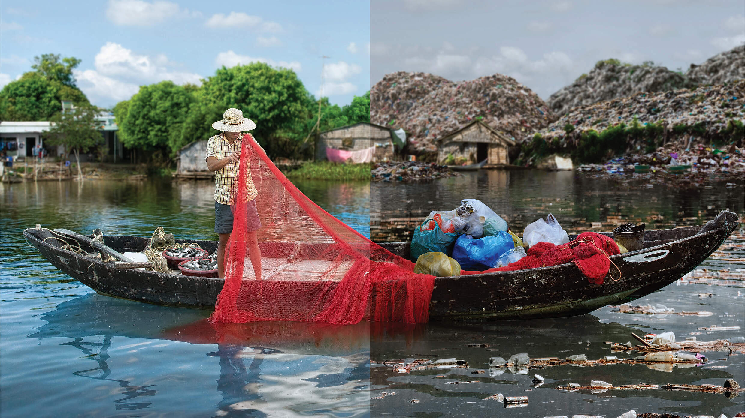 Symbolbild der Plastikflut in Vietnam