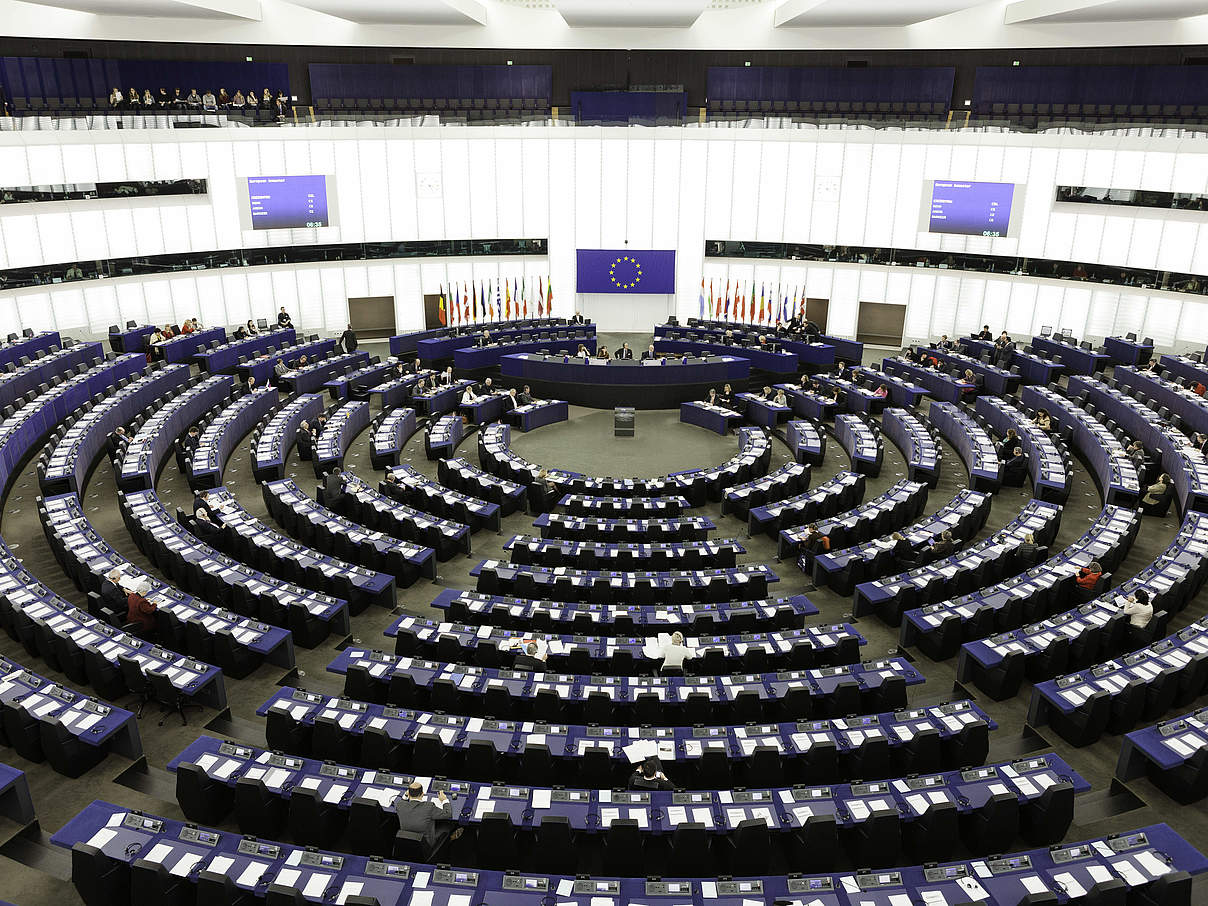EU Parlament Bruessel 2013 c Frank Paul WWF Blick ins EU-Parlament in Brüssel @ Frank Paul / WWF