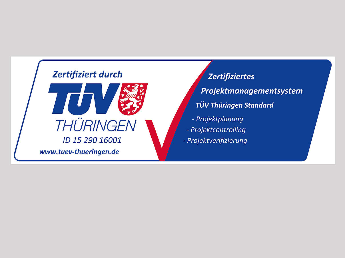 Das Projektmanagement des WWF ist vom TÜV Thüringen zertifiziert © TÜV Thüringen