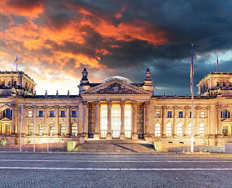 Das Reichstagsgebäude in Berlin © Tomas Sereda / Thinkstock