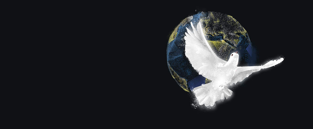 Earth Hour 2022 für einen friedlichen und lebendigen Planeten. © WWF Deutschland