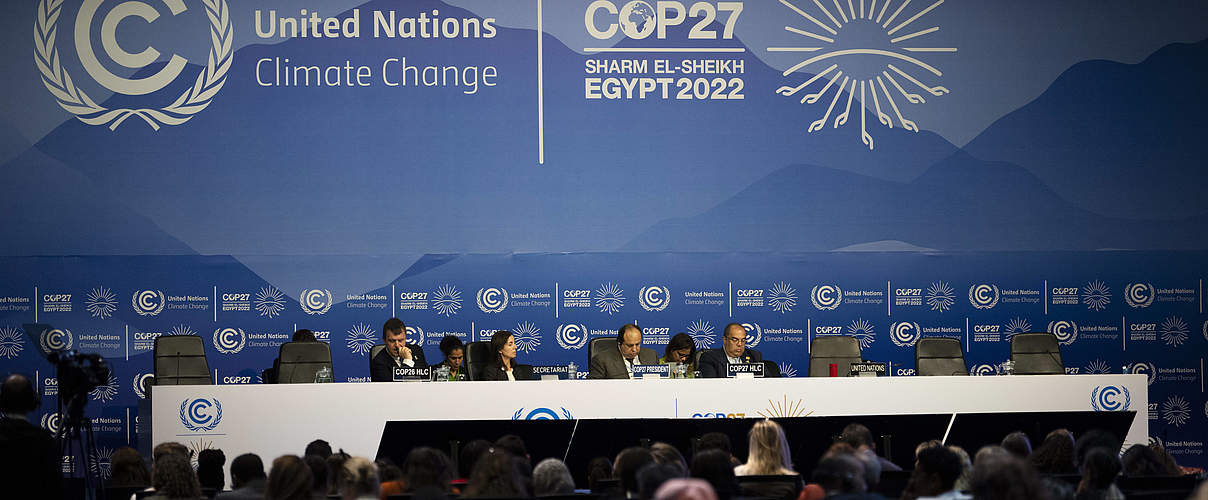 Auf der Klimakonferenz COP27 im ägyptischen Sharm el Sheikh © IMAGO / TT