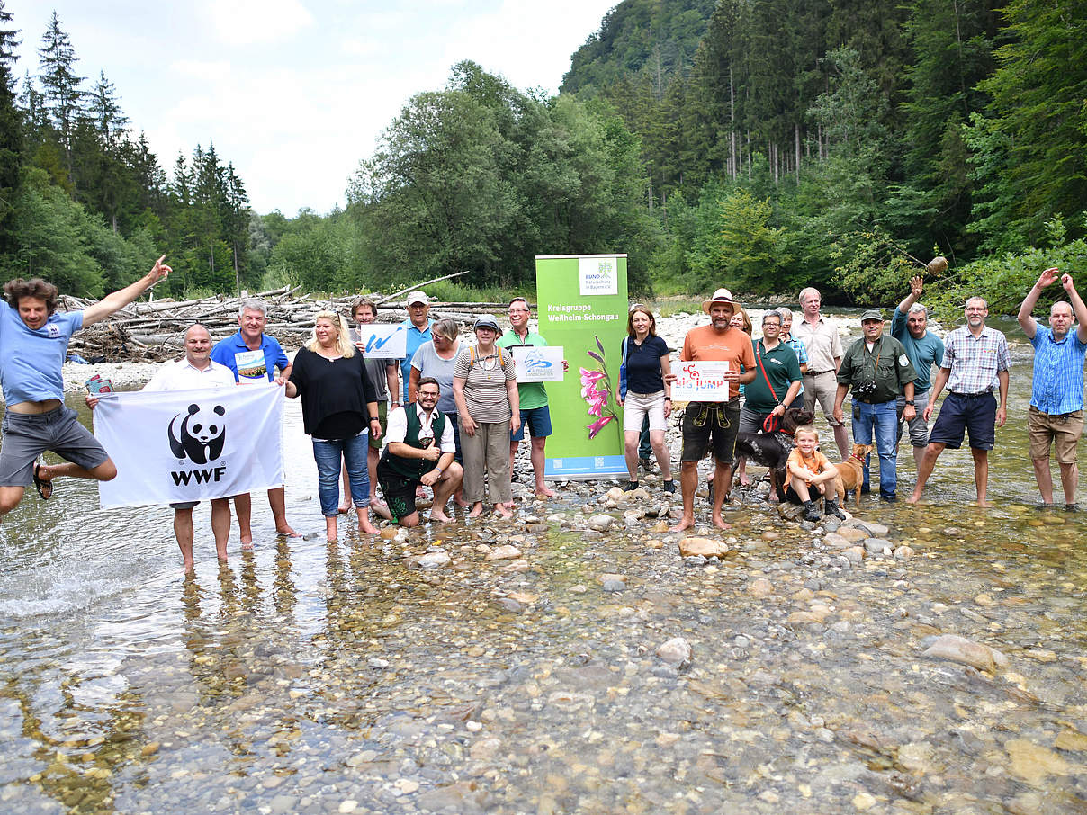 Renaturierung der Ammer © Philipp Gülland / WWF Renaturierung der Ammer © Philipp Gülland / WWF
