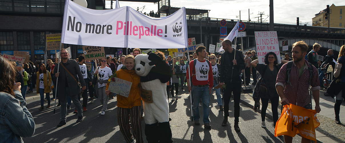 Hunderttausende demonstrierten am 20.09.2019 in ganz Deutschland, wie hier in Berlin, für mehr Klimaschutz © Luisa Sandkühler / WWF