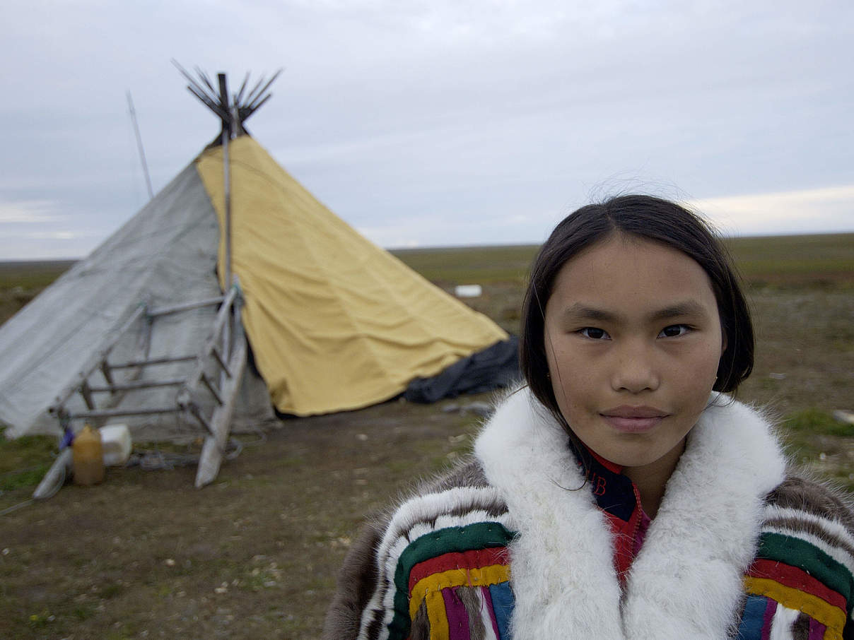 Indigene Nenze in der Russischen Arktis © Staffan Widstrand / WWF