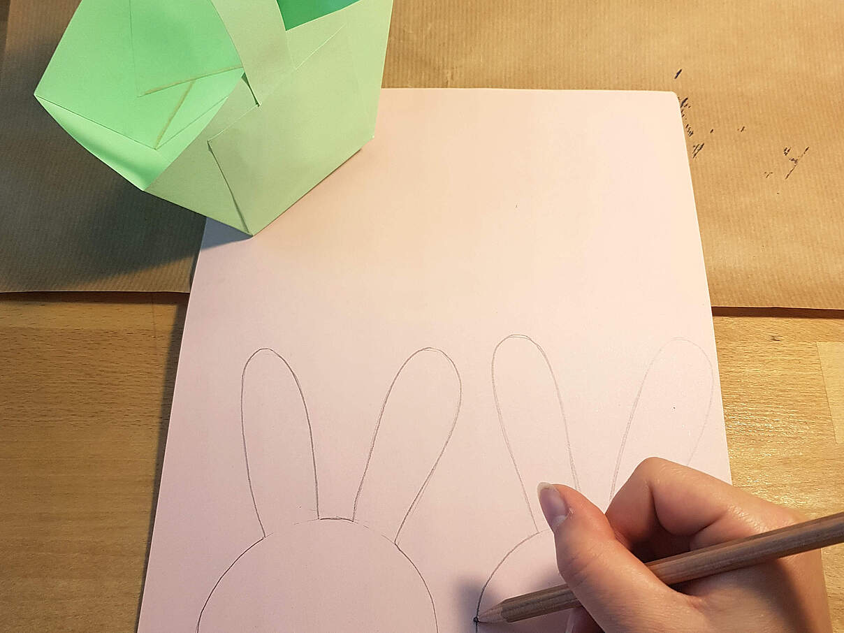 Osterkörbchen basteln