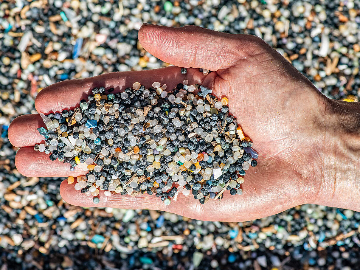 Mikroplastik Kunststoffgranulat 