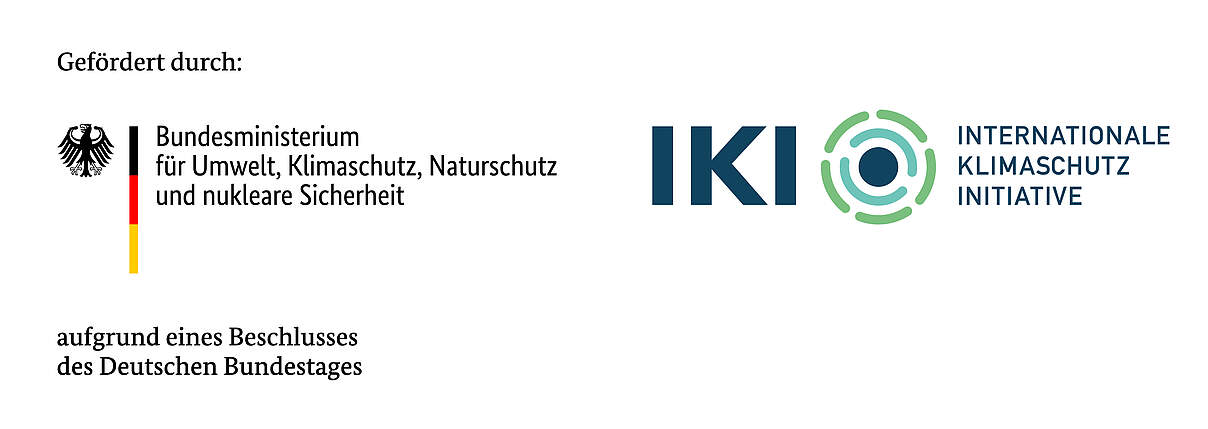 Gefördert durch: Bundesministerium für Umwelt, Klimaschutz, Naturschutz und nukleare Sicherheit und Internationale Klimaschutz Initiative