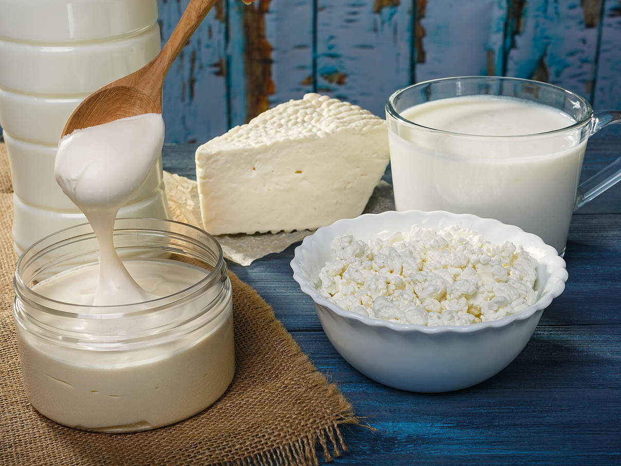 Milch und Milchprodukte © Okssi68 / iStock / Getty Images Plus