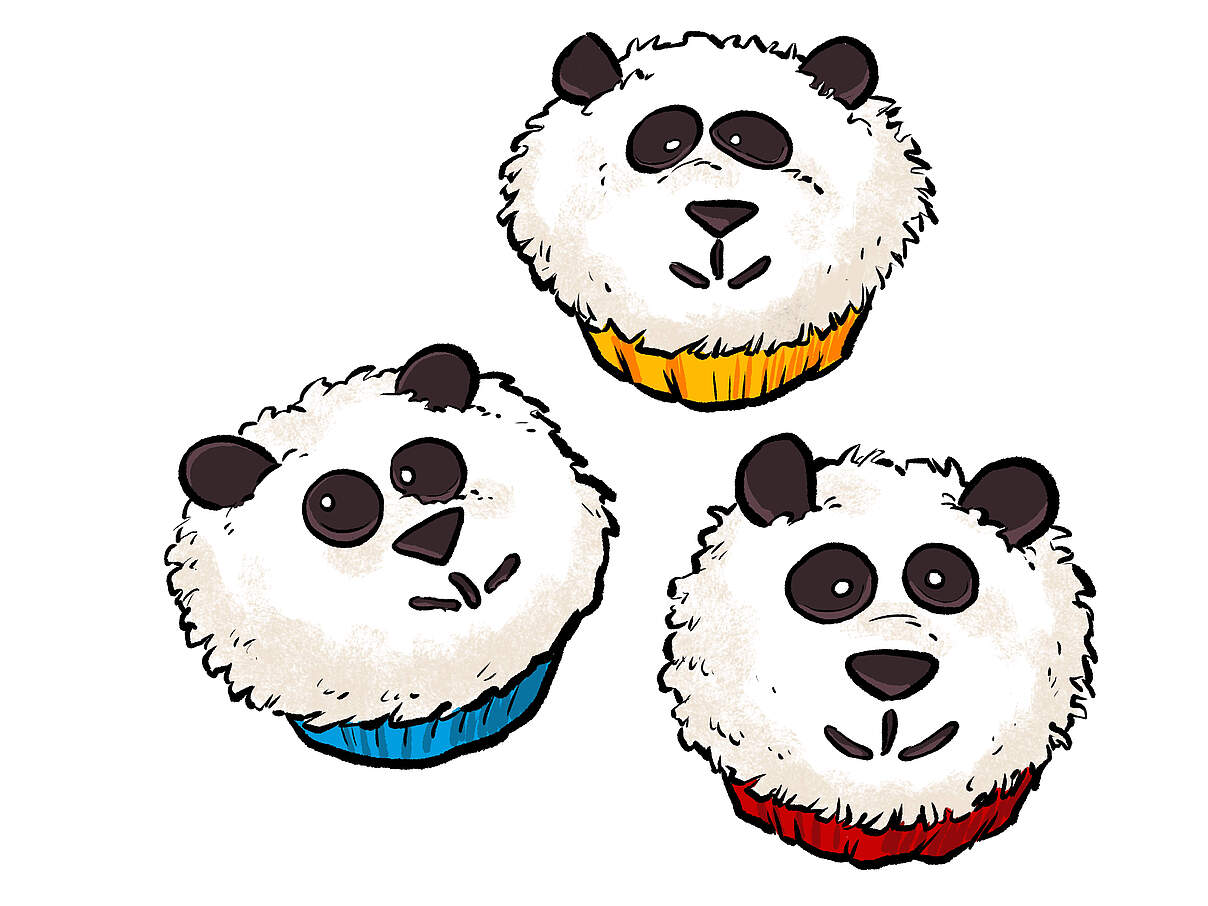 Panda-Muffins 