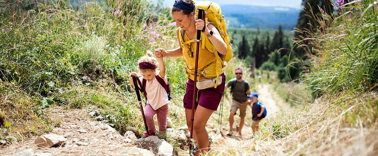 Wandern als Familie © GettyImages