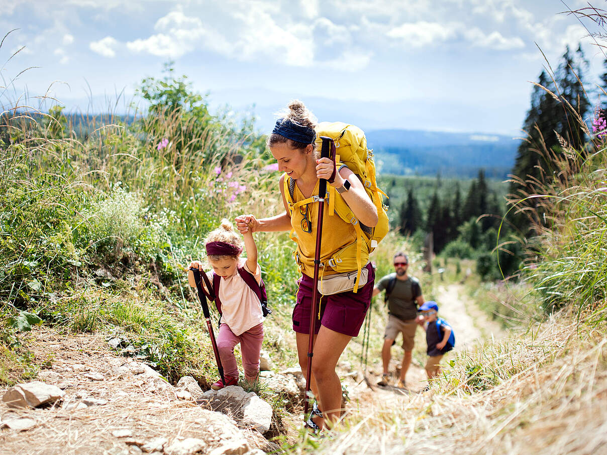 Wandern als Familie © GettyImages