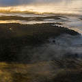 Nourages Naturreservat im Nebel  Emmanuel Rondeau / WWF Frankreich