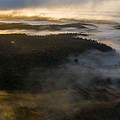 Nourages Naturreservat im Nebel © Emmanuel Rondeau / WWF Frankreich