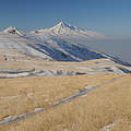 Kaukasus Gebirge im Schnee © Aurel Heidelberg / WWF Deutschland
