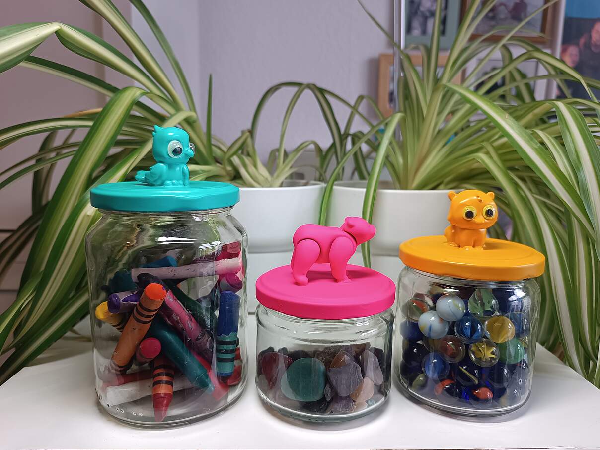 Alte Gläser verschönern