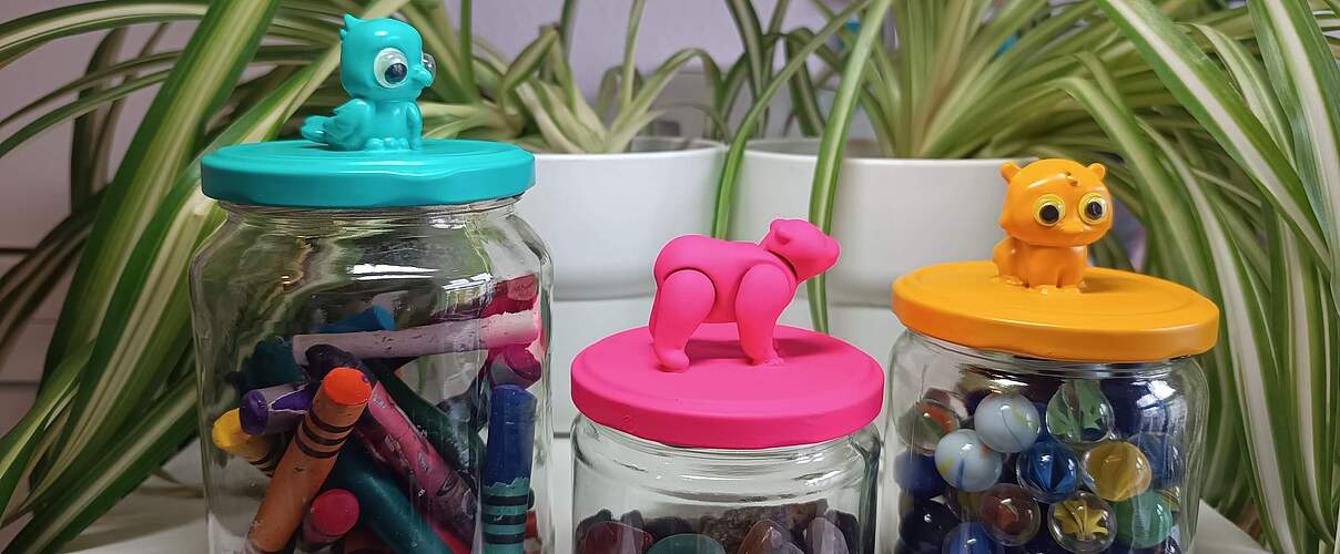 Alte Gläser verschönern