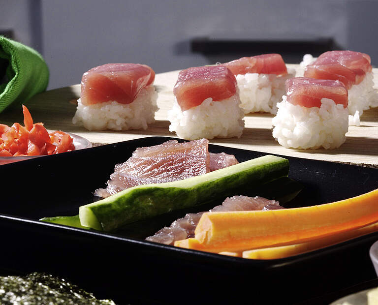 Sushi mit Blauflossenthunfisch © Bruno Arnold/WWF