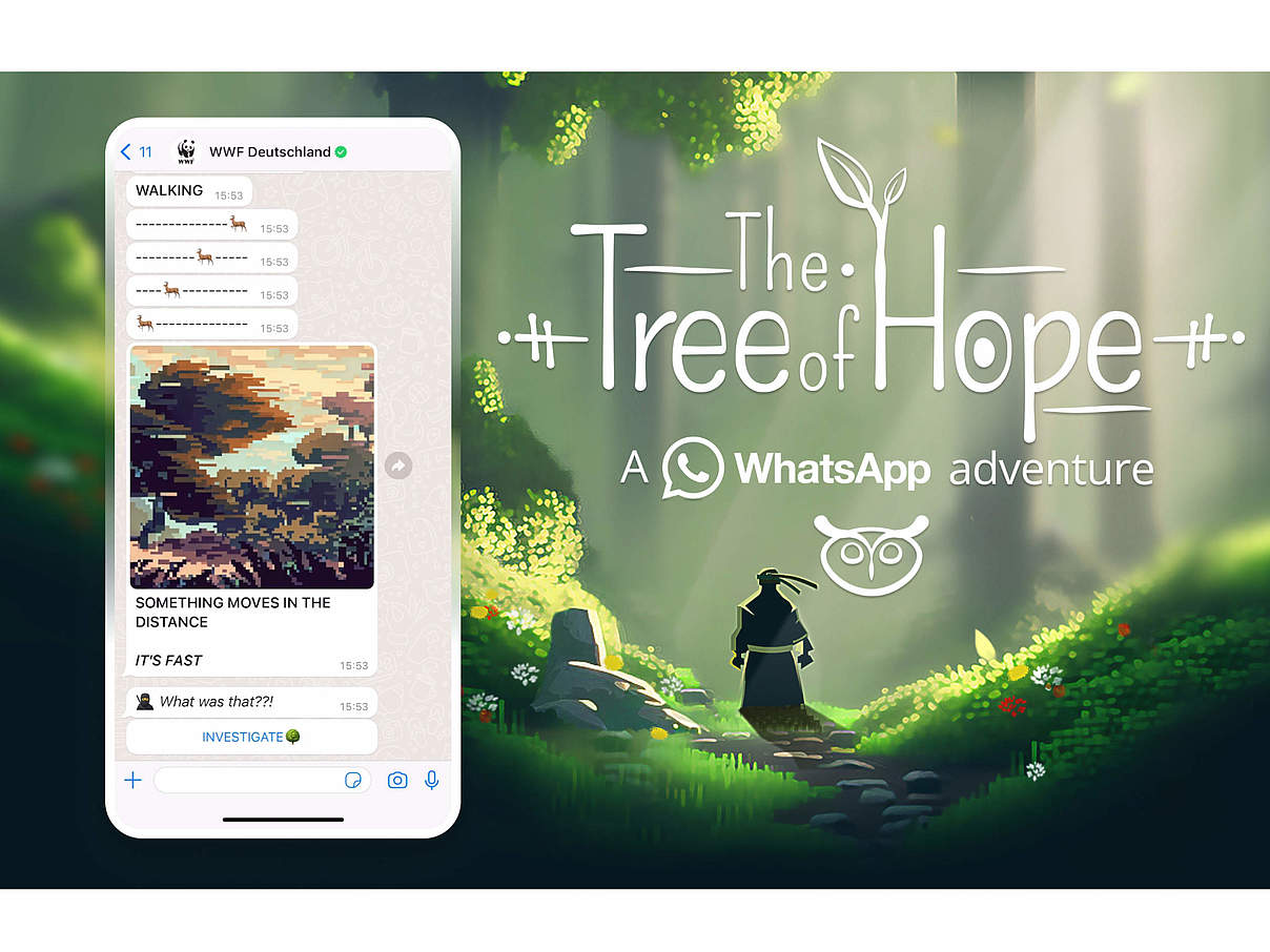 Tree of Hope – das WhatsApp-Adventure des WWF © WWF Deutschland