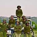 Stacy Nashipai (ganz links) mit ihren Kolleginnen © Judy Kosgei / WWF-Kenya