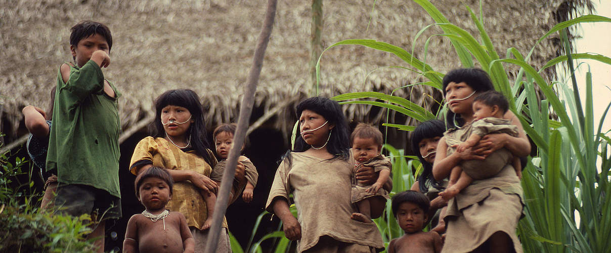 Yora/Yaminahua-Indigene in Peru © André Bärtschi / WWF