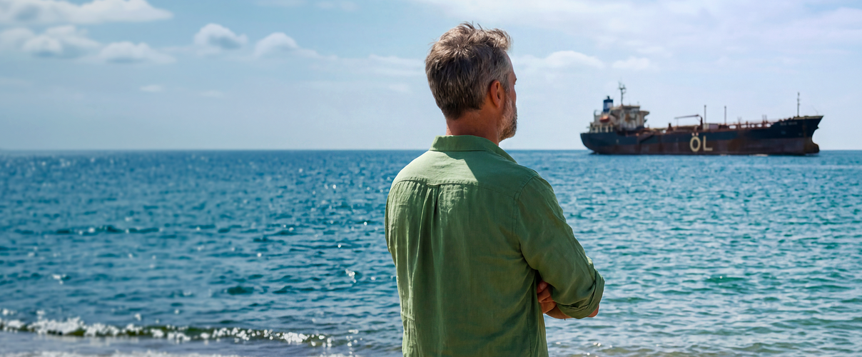 Die Abhängigkeit von Fossilen hat keine Zukunft (erstellt mit KI) © WWF Deutschland