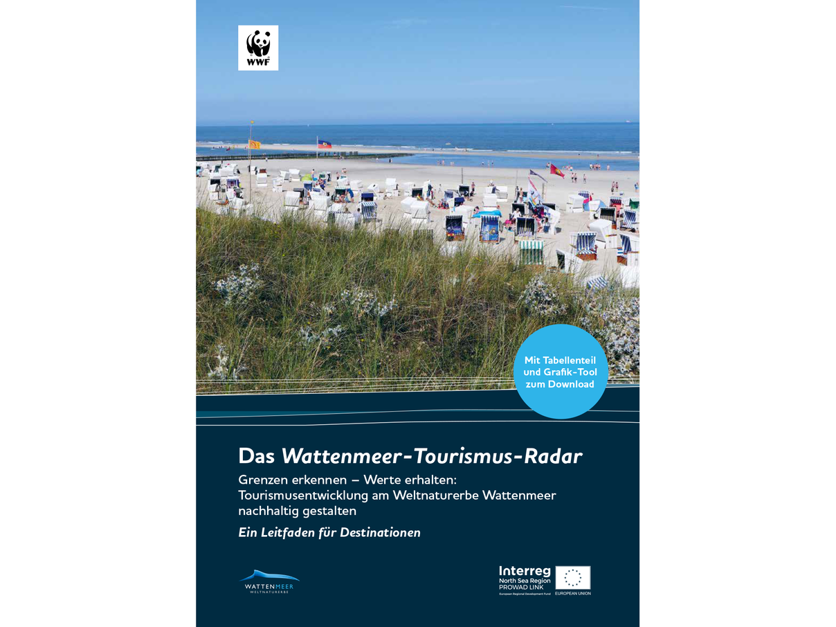 Cover der Broschüre zum Wattenmeer-Tourismus-Radar © WWF