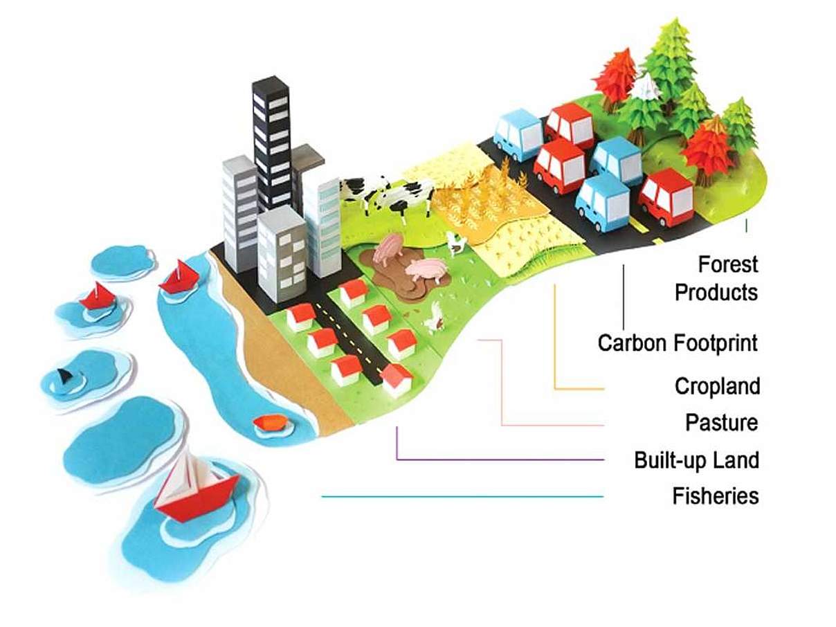 Footprint Bestandteile © 2018 Global Footprint Network