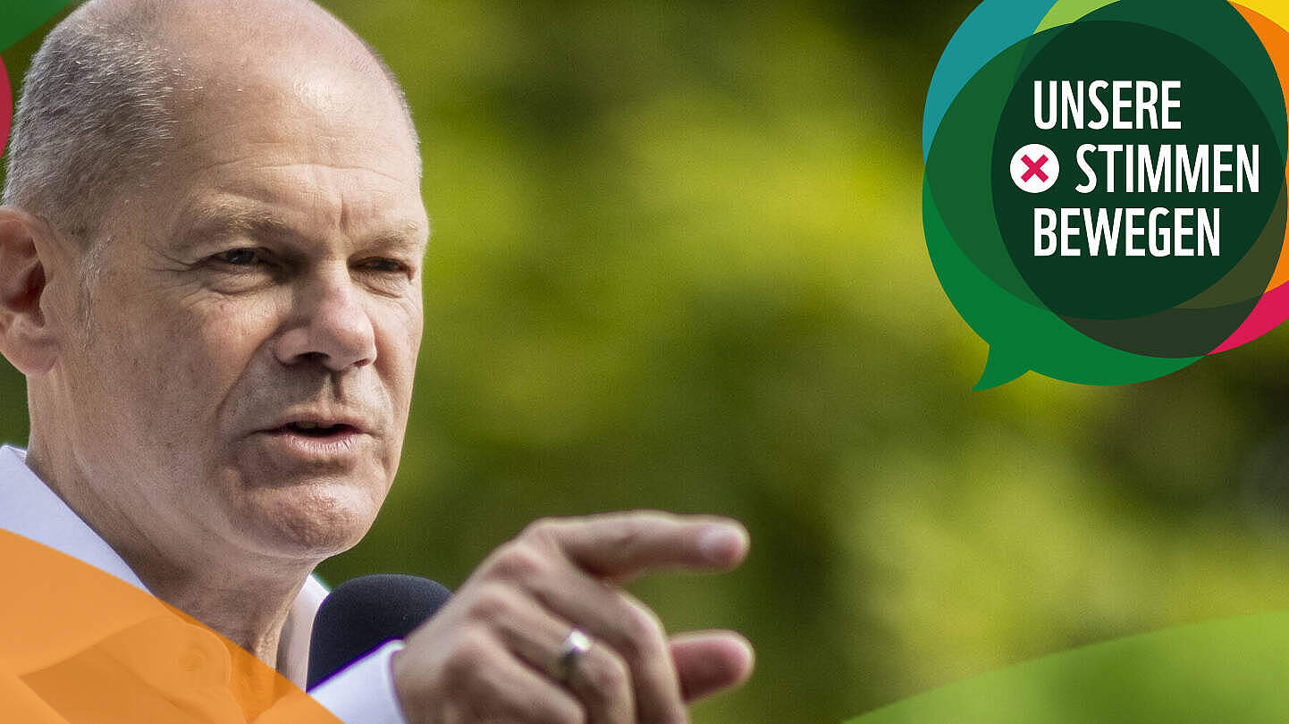 Olaf Scholz, WWFthink Wahl spezial © WWF / IMAGO