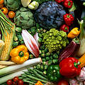  Vielfältiges Obst und Gemüse © Thinkstock Photos