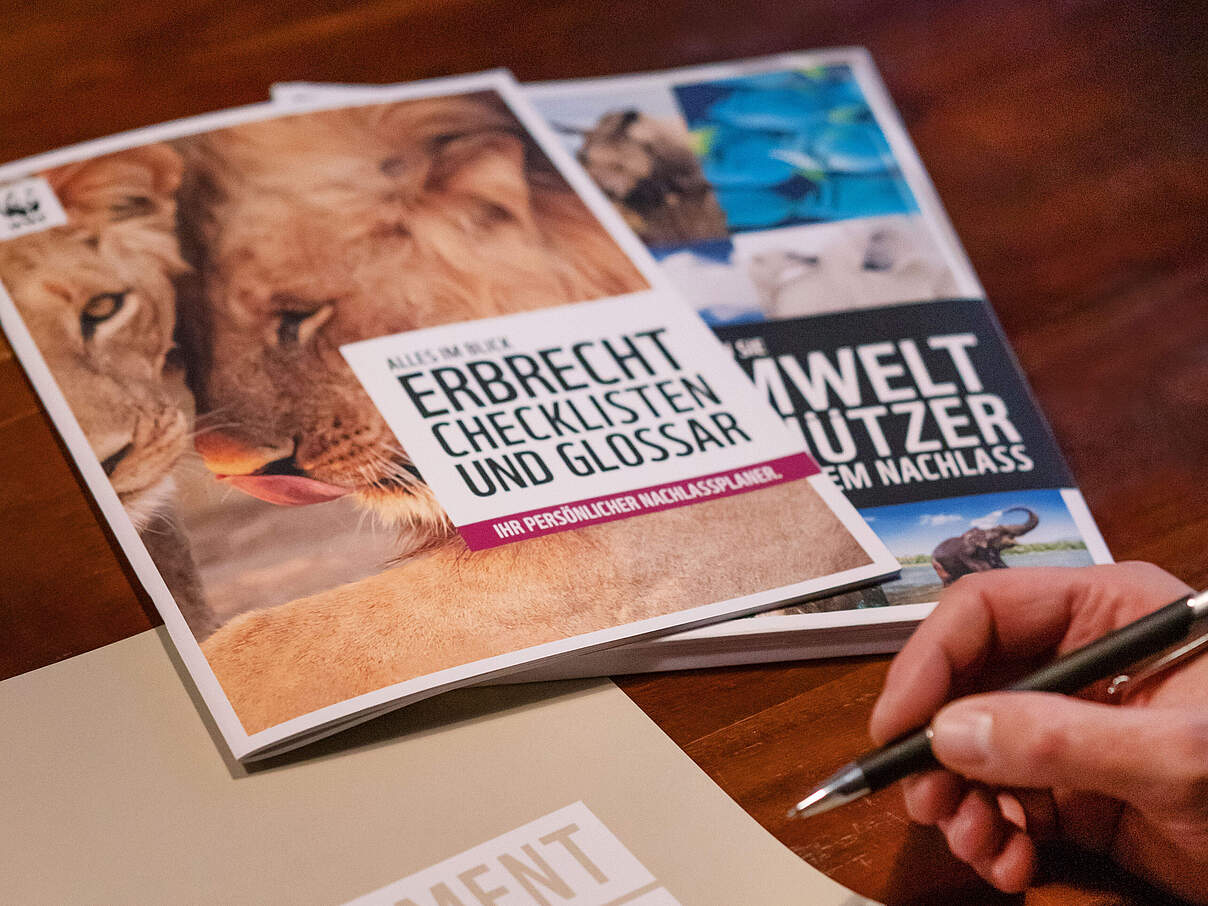 Testament-Leitfaden © Sonja Ritter / WWF