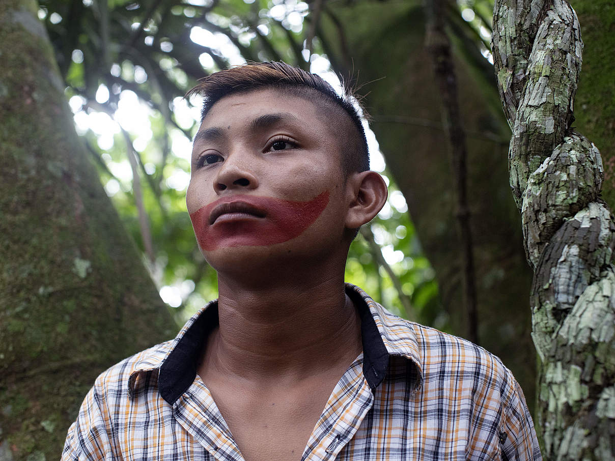 Josiel Tenharim von der Associação Povo Indígena Tenharim © Marizilda Cruppe / WWF-UK