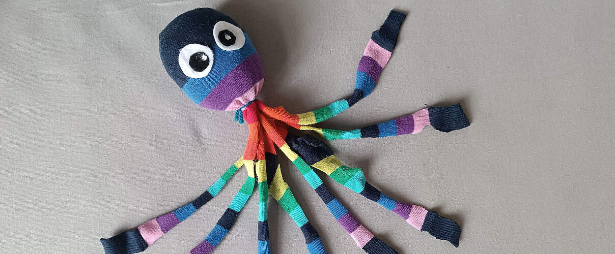 Socktopus basteln