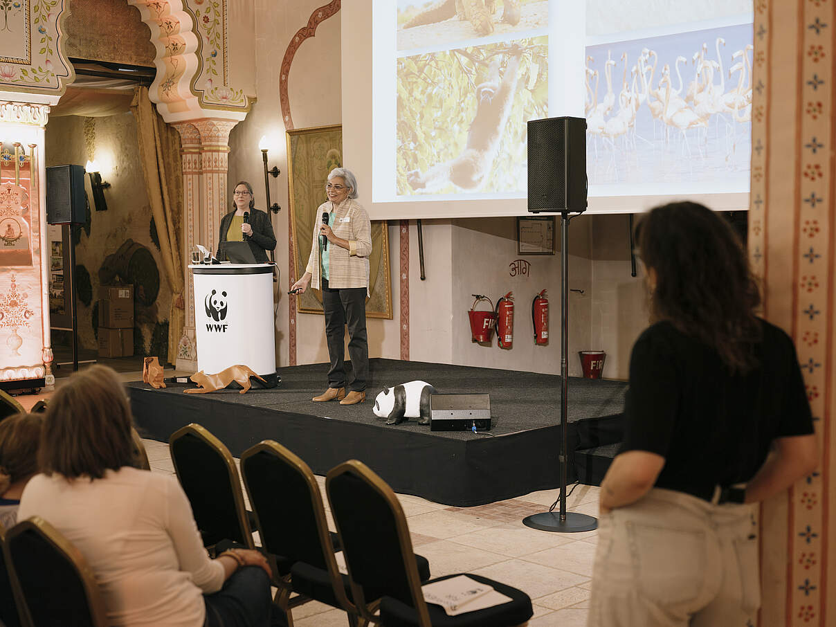 Dr. Sejal Worah vom WWF Indien beim „Global Protector“-Treffen 2026 