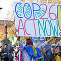 Proteste anlässlich der COP26 in Glasgow © Imago