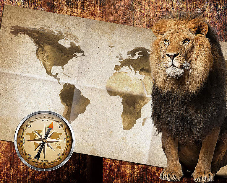 Paten Header Löwe © WWF