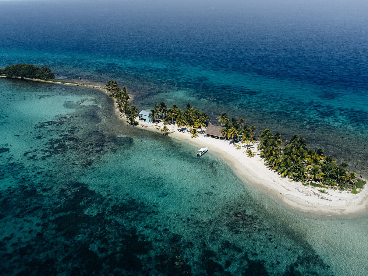 Die Insel Laughing Bird Caye 